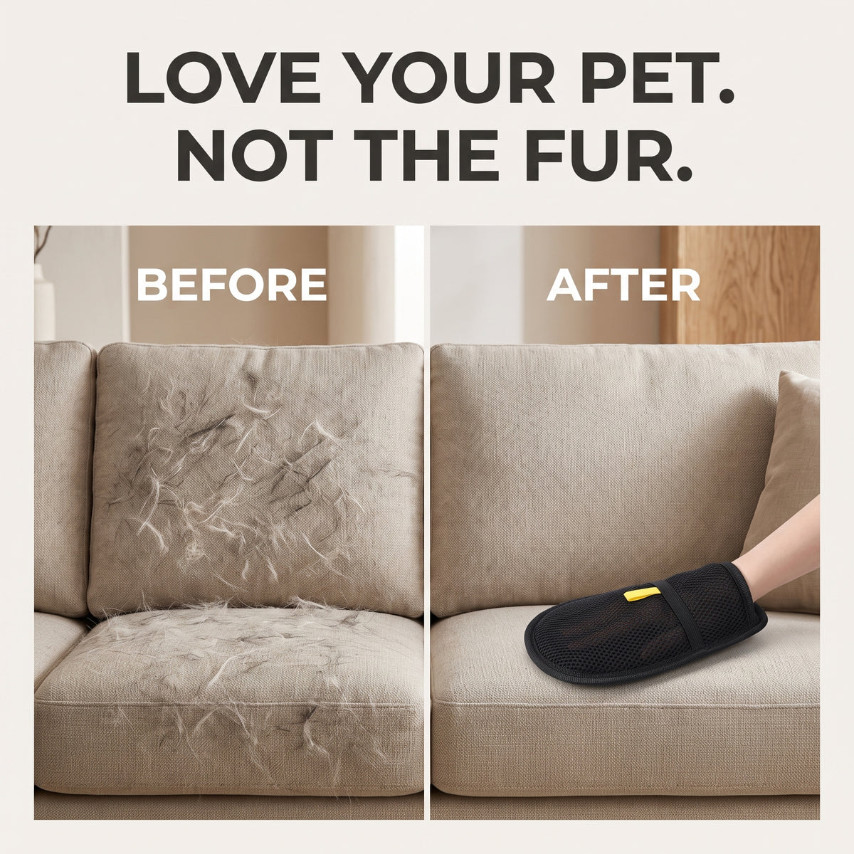 Pet Static Hair Removal Glove