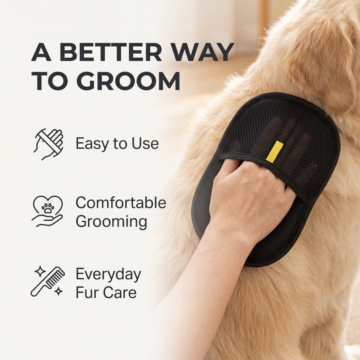 Pet Static Hair Removal Glove
